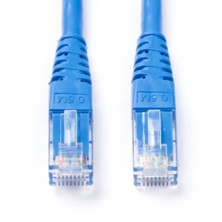 Afbeelding van Netwerkkabel Cat6 U/UTP 5 meter (100% koper, Blauw)