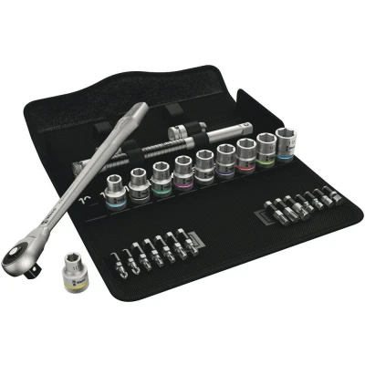Afbeelding van Wera 5004077001 8100 SC 7 28 delige Dopsleutelset doorsteekvierkant 1/2&quot;