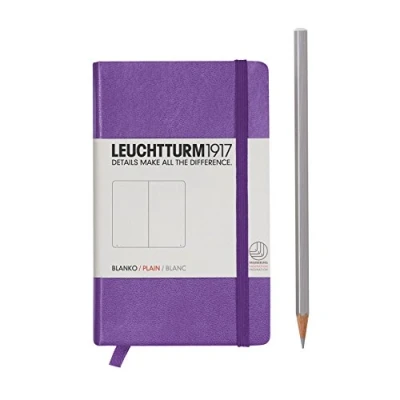 Afbeelding van Notes Pocket Leuchtturm1917 gladki fioletowy 338742