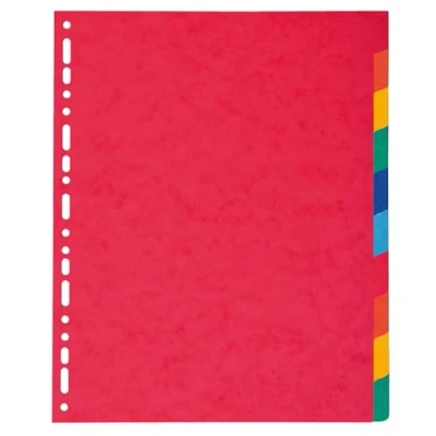 Afbeelding van Exacompta 2410E 10x INTERCAL.CARTE LUSTR