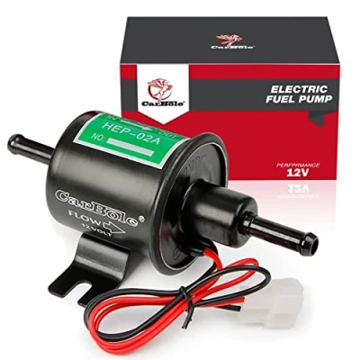 Afbeelding van CarBole Brandstofpomp 12 V HEP 02A, 4 7 psi benzinepomp, hogedruk elektrische pomp, universeel voor benzine en diesel