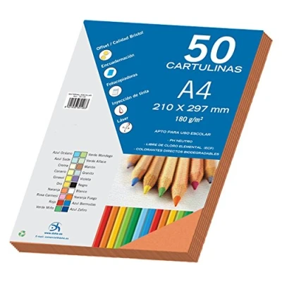 Afbeelding van Dohe 30096 kaarten, A4, 50 stuks, oranje