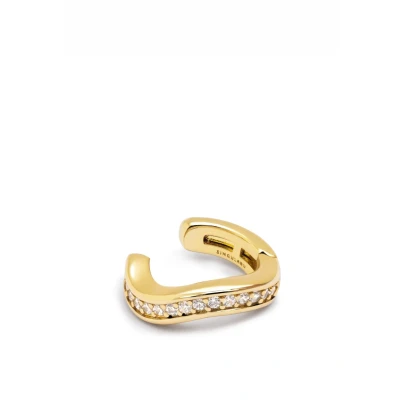 Afbeelding van Singularu Hailey Enkele oorbel goldcoloured, Dames, Maat: One Size, Gold coloured