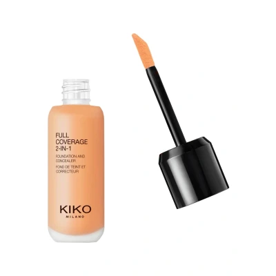 Afbeelding van KIKO Milano FULL Coverage 2 IN 1 Foundation AND Concealer Concealer, Dames, Maat: 25 ml, 65 neutral
