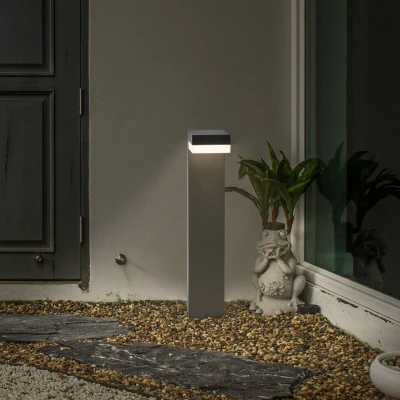 Afbeelding van LEDVANCE ENDURA HYBRID VENUS buitenlant., hybrideverl., 4W, 200lm, warm witte lichtkleur, 3.000K kleurtemperatuur, donkergrijs, edelstaal, beschermingsklasse IP44 en IP67, zonne energie netvoeding