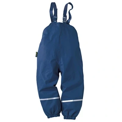 Afbeelding van Playshoes Regenbroek met bretels Kinderen Donkerblauw Maat 104