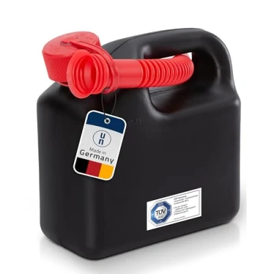 Afbeelding van Jerrycan Standaard voor benzine, diesel en andere gevaarlijke stoffen, made in Germany, TÜV getest 3 l zwart