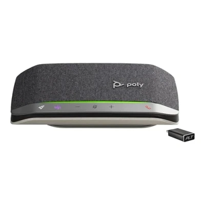 Image de Poly Sync 20+ for Microsoft Teams (with BT600C) Haut parleur intelligent Bluetooth sans fil filaire USB C via un adaptateur