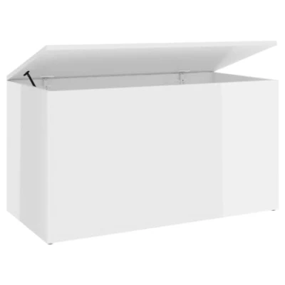 Afbeelding van vidaXL Opbergdoos, glanzend, 84 x 42 46 cm, bewerkt hout
