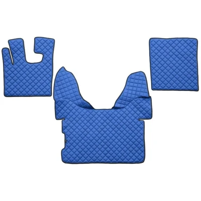 Afbeelding van F CORE Eco Leather Q FL09 BLUE Vloermatset Kunstleer 3 Blauw