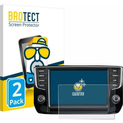 Afbeelding van BROTECT Screenprotector voor Volkswagen Passat 2015 Discover Pro 8&quot; 2014 Folie Beschermfolie matte (2 Stuks)