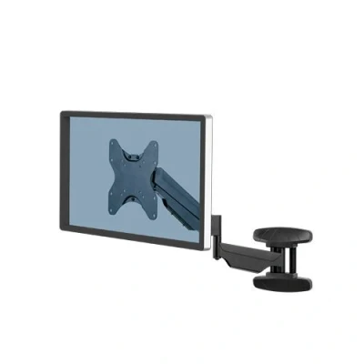 Image de Fellowes Support bras réglable pour moniteur noir Taille d&#039;écran : jusqu&#039;à 42 pouces montable sur mur