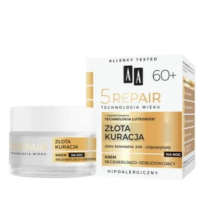 Afbeelding van Oceanic, Gezichtscrème, Age Technology 5Repair 60+ Regenererende Nachtcrème 50ml (50 ml, Nachtcrème)