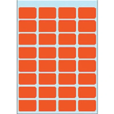 Afbeelding van Huismerk Herma 3642 Universele Etiket 12x19mm Rood 10 pakjes met 7 velletjes stickers