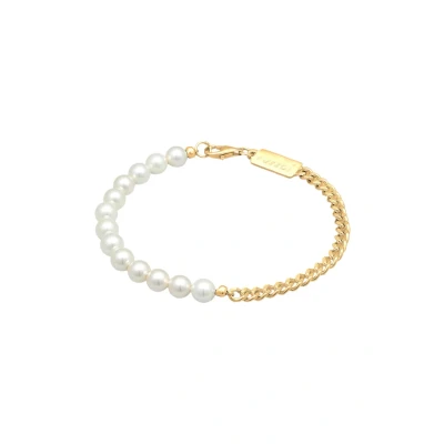 Afbeelding van Kuzzoi DUE Chain Armband goldcoloured, Heren, Maat: 19, Gold coloured