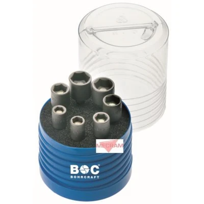 Afbeelding van DOPBITSSLEUTELSET 7 DELIG 8 10 12 13 1/4&quot; 3/8&quot;