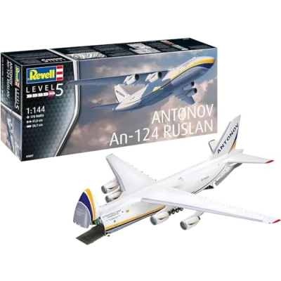 Afbeelding van Revell 03807 Antonov AN 124 Ruslan Vliegtuig (bouwpakket) 1:144