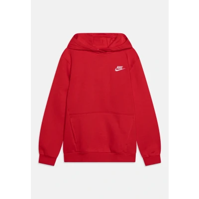 Afbeelding van Nike Sportswear CLUB Unisex Hoodie voor kinderen, Maat: 128/137, University red white
