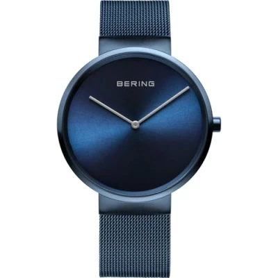 Afbeelding van Bering, horloge, Klassiek, Blauw, (Analoog 39 mm)