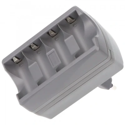 Afbeelding van CR123 lader voor 4x CR123A, CR123R zonder batterijen, vierweglader (niet geschikt bewakingscamera)