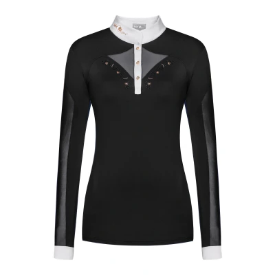 Image de Fair Play T shirt de Concours Cathrine Rosegold Noir/Blanc EU 38