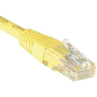 Afbeelding van Exertis Connect Patchkabel, CAT.6, U/UTP, onafgeschermd, koper, geel, 1,5 m patchkabel met vergrendelbare (U/UTP, CAT6, 1.50 m), Netwerkkabel