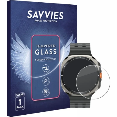 Afbeelding van Savvies Glas Screenprotector voor Samsung Galaxy Watch Ultra (47 mm) Gehard Beschermglas 9H