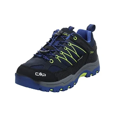 Afbeelding van CMP KIDS Rigel LOW WP Unisex Outdoorschoenen voor kinderen, Maat: 33, Blue/electric Leer en textiel