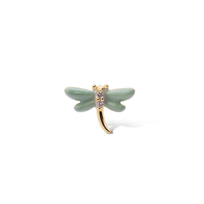 Afbeelding van SINGULARU emaille Oorbellen 925 zilveren met 18kt vergulde afwerking motief Sieraden voor vrouwen, Eén maat, Sterling zilver, Geen edelsteen