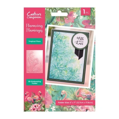 Afbeelding van CC Flamazing Flamingos 3D Embossingfolder 5