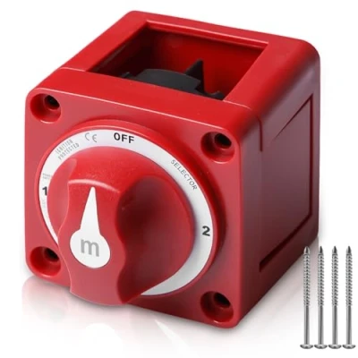 Afbeelding van Accustroomonderbreker, 300 A, 48 V, hoofdschakelaar, batterijschakelaar, waterdicht, voor boot, motorfiets, jacht, auto, marine, caravan