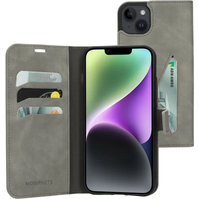 Afbeelding van Mobiparts Classic Wallet Case Apple iPhone 14 Plus Granite Grey