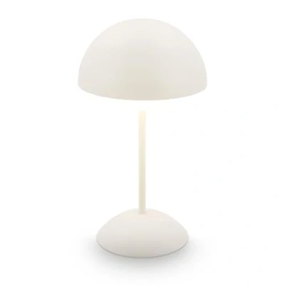 Afbeelding van BRILONER lampe de table sans fil LED IP44 avec fonction tactile, à intensité variable, batterie remplaçable, chevet fil, salon poser, 16 x 29 cm, blanc cassé