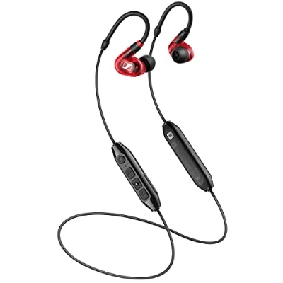 Afbeelding van Sennheiser IE 100 PRO WIRELESS RED In Ear oordopjes Bluetooth, Kabel Rood