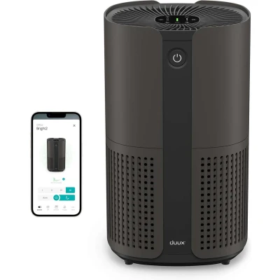 Afbeelding van Duux Bright 2 Smart Luchtreiniger 210 CADR geschikt voor 42m² Air Purifier met Luchtkwaliteitsindicator en Ionisator Zwart