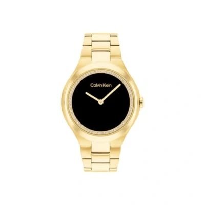 Afbeelding van Calvin Klein Horloge goldcoloured, Dames, Maat: One Size, Gold coloured