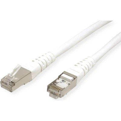 Afbeelding van ROLINE patchkabel Cat.6 (Klasse E) S/FTP (PiMF), wit, 10 m