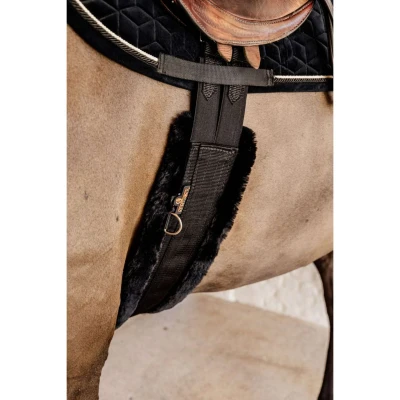 Afbeelding van Kentucky Veelzijdigheidssingel Sheepskin Zwart/Zwart 115cm