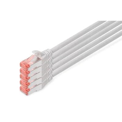 Afbeelding van Digitus DK 1644 100 5 netwerkkabel 10 m Cat6 S/FTP (S STP) Grijs