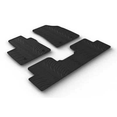 Afbeelding van Gledring 0772 Vloermatset Rubber voor en achter 4 zwart