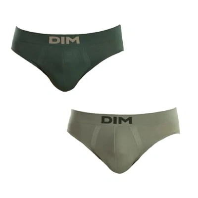 Afbeelding van Dim Naadloze Micro herenslip, 2 stuks, Jadegroen/Jungle