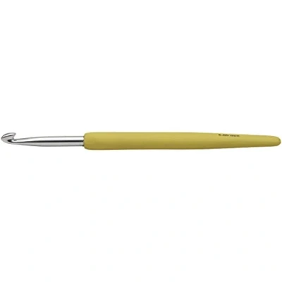 Afbeelding van Creotime Ergonomische Haaknaald Geel 5 Mm 13,3 Cm