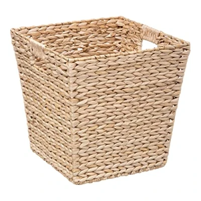 Afbeelding van 5Five Rieten opbergmand 31x31x31cm Beige