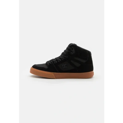 Afbeelding van DC Shoes PURE Unisex Sneakers hoog, Maat: 46, Black Leer en textiel