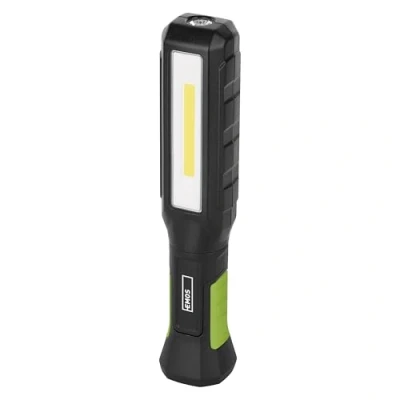 Afbeelding van EMOS Oplaadbare waterdichte led werklamp met inklapbare steunvoet, haak en magneet, 800 lm, verlichtingsbereik 110 m, 2000 mAh batterij 7 uur verlichting oplaadkabel, 3