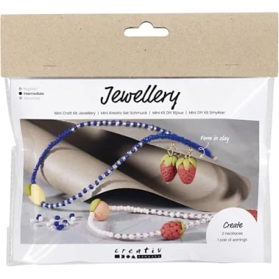 Afbeelding van CC Mini Hobbyset Sieraden Fruit Klei met Koningsblauw