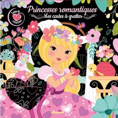 Afbeelding van PRINCESSES ROMANTIQUES MES CARTES A GRATTER