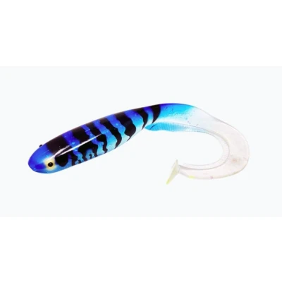 Afbeelding van Gator Catfish 25cm Blue Silver Glitter Shad