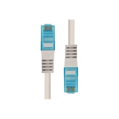 Image de ProXtend Cordon de raccordement RJ 45 (M) pour 75 cm 6 mm UTP CAT 6a IEEE 802.3at sans halogène, moulé, crochet, bloqué gris