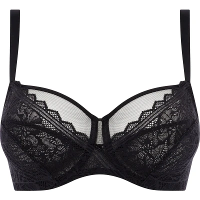 Afbeelding van Chantelle Floral Touch VERY Covering Beugel BH, Dames, Maat: 90C, Black